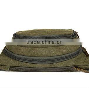 High quality canvas cycling hiking waist bag
