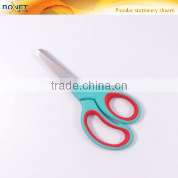 S62001P 5-1/2" 2015 color and printing pattern student round tip scissors