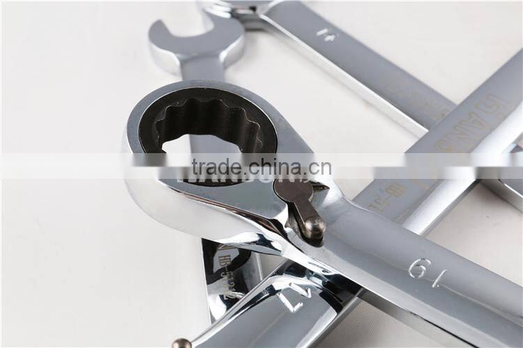 Ratchet Wrench/8-19mm mirror surface combination ratchet wrench