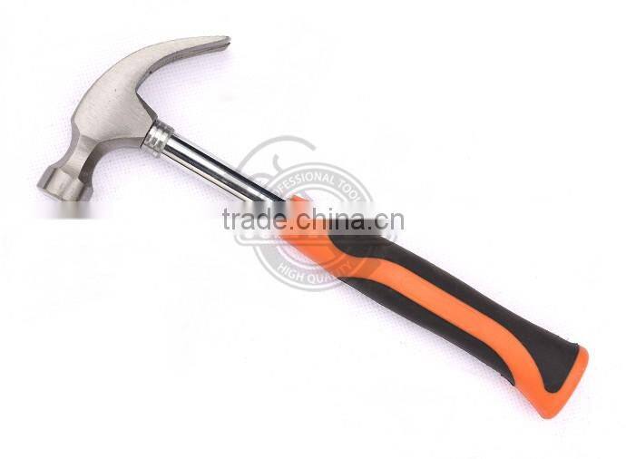 JL0206 Professional hand tool claw hammer with steel handle