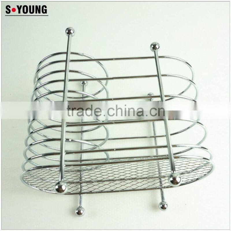 43017 chrome finish Utensil Holder Caddy Rack