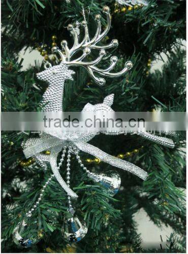Home Christmas Tree Ornament Deer Chital Hanging Xmas Baubles Party Decoration