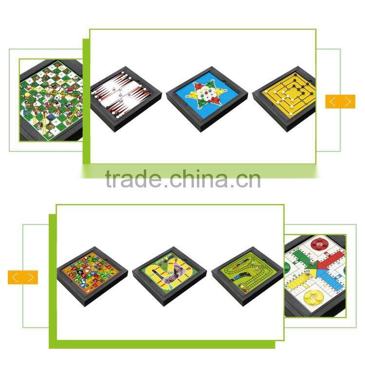 wholesale 10 in 1 plastic play magnetic chess board game