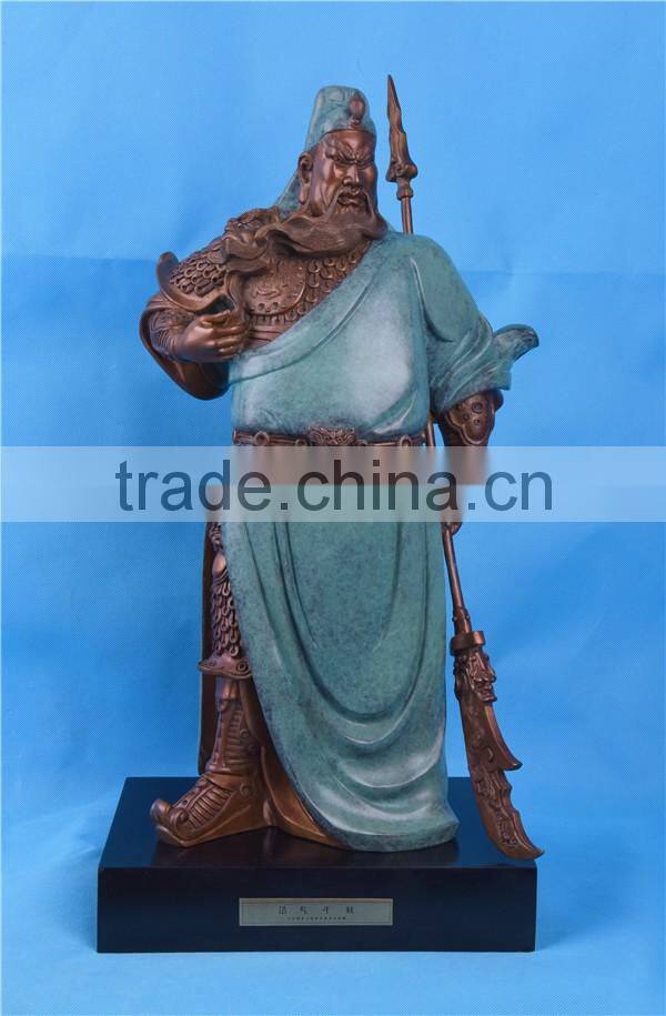 China Bronze artwork/Bronze Decoration/Guan Yu/China style bronze/Bronze sculpture