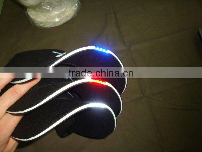 LED fiber optic cap Adjustable Hat Sports Caps