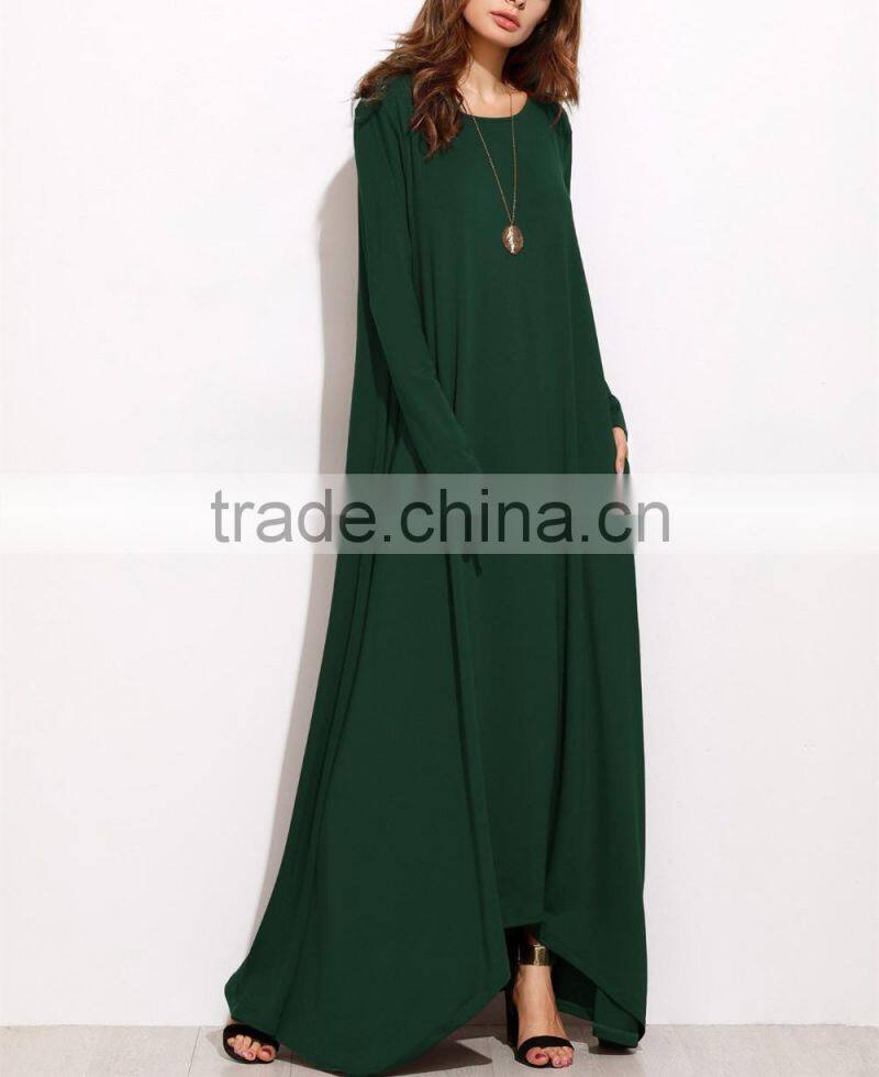 Guangzhou Clothing OEM Red Pocket Split Dress Pictures Of Latest Elegant Designs