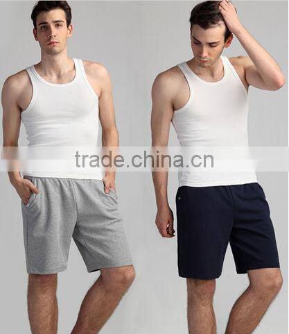 wholesale cheap custom new style men short pants cotton plain pant