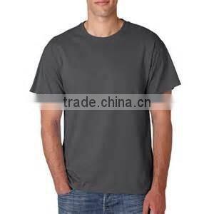Wholesale 95% cotton 5% Elastic O neck mens tee manufacturer white shirts blank t-shirt