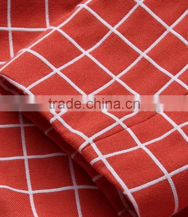 newest polupar fashion ladies' pencil grid printed asian prom dresses