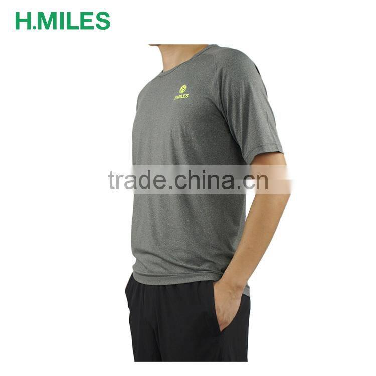 Athletic sport Apparel Short Sleeve promotion dry fit running t-shirt/men running t shirt