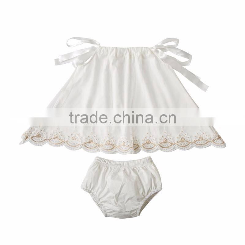 baby long lace swing outfits kids shorts set