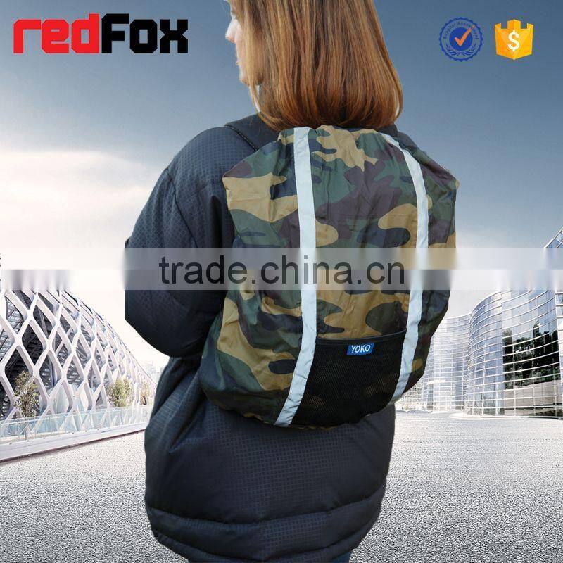 high vis safety reflective backpack rain cover