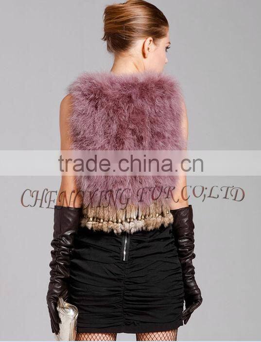 CX-G-B-79A Turkey Feather Casual Dress