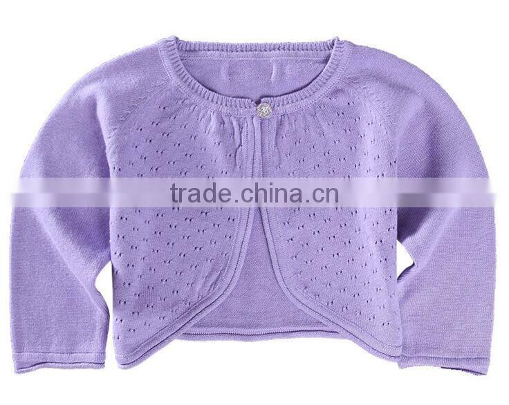 wholesale newborn baby girls pink bolero cardigan sweaters