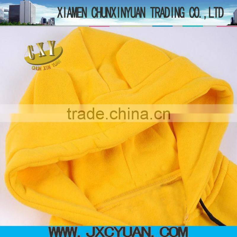 wholesale cheap custom hoodie with ears for women and girls yellow