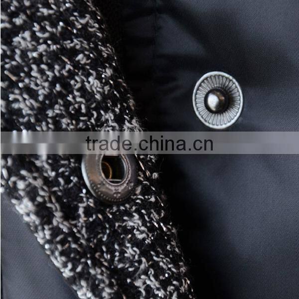 2015 Women 100% Polyester Long Joint Duck Down Jacket