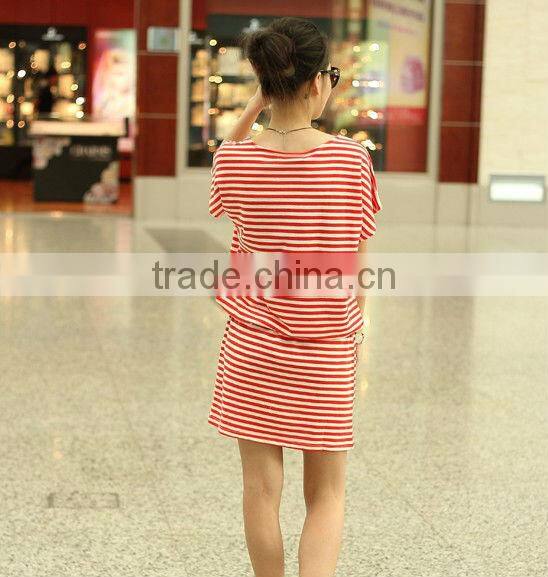 Exquisite Dolman Sleeve Tunic Tops Ladies Casual Dresses