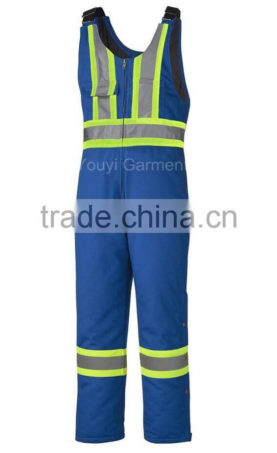 Flame Resistant Quilted Cotton Safety Overall