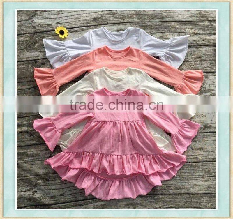 icing ruffle Capri pants girls boutique clothing fall 2016 ruffle pants triple ruffle legging pants 100% cotton solid color usa