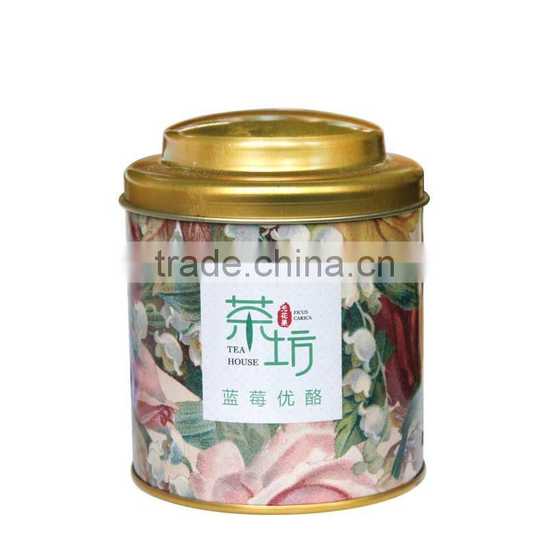 factory custom printed tea metal tin box