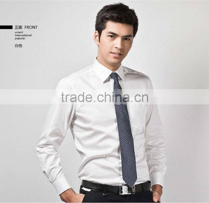 Cheap best quality shirts dress men shirts with tie