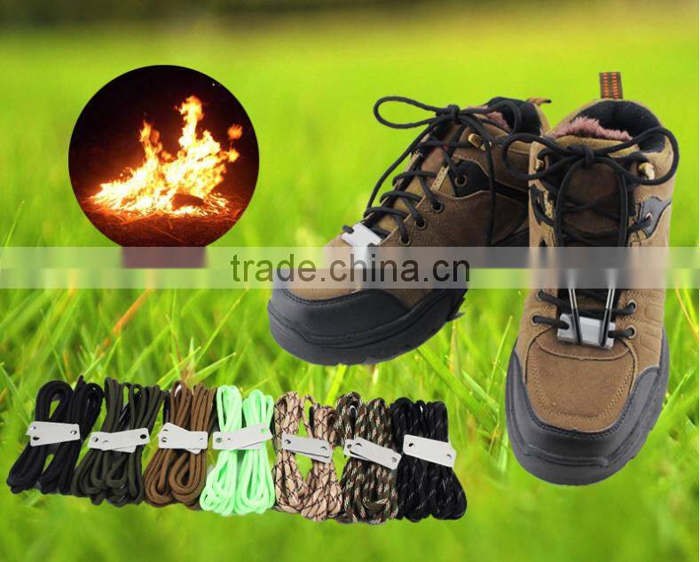 550 seven-core umbrella rope climbing laces outdoor sports shoelaces special-purpose multi-function ignition to survive shoelace