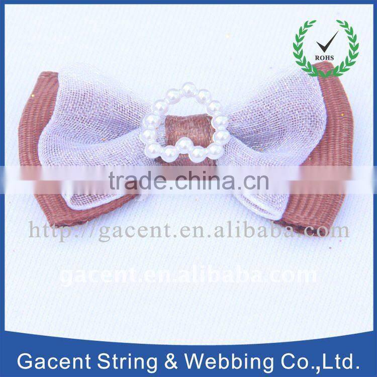 Butterfly check design hair flower