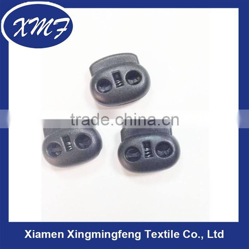 oeko-tex pass cheap plastic spring cord lock plastic stoppers cord ends