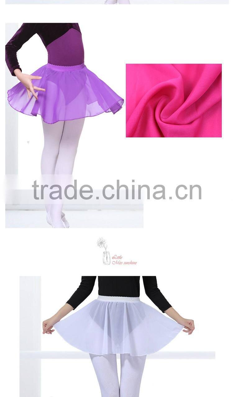 Training Chiffon Wrap Skirt Short Ballet Skirt