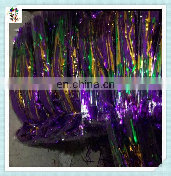 Cheap Carnival Party Unisex Short Mardi Gras Tinsel Wigs HPC-0055