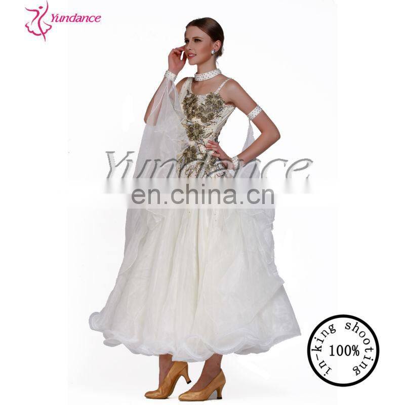 B-13188 White Dance dress waltz