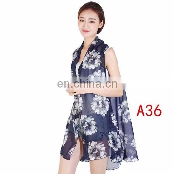 latest design girls bikini swimwear cover up chiffon beach wear blouse summer ladies long tops for leggings