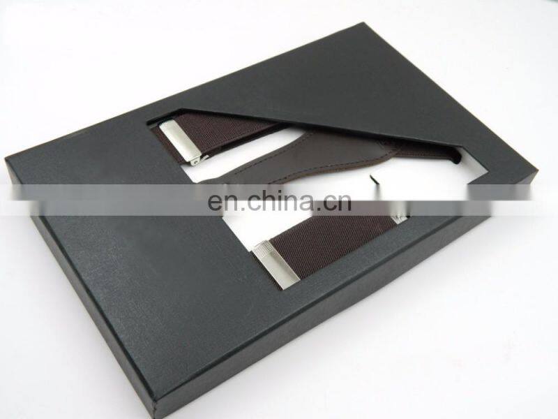 High quality elastic suspender with metal clips