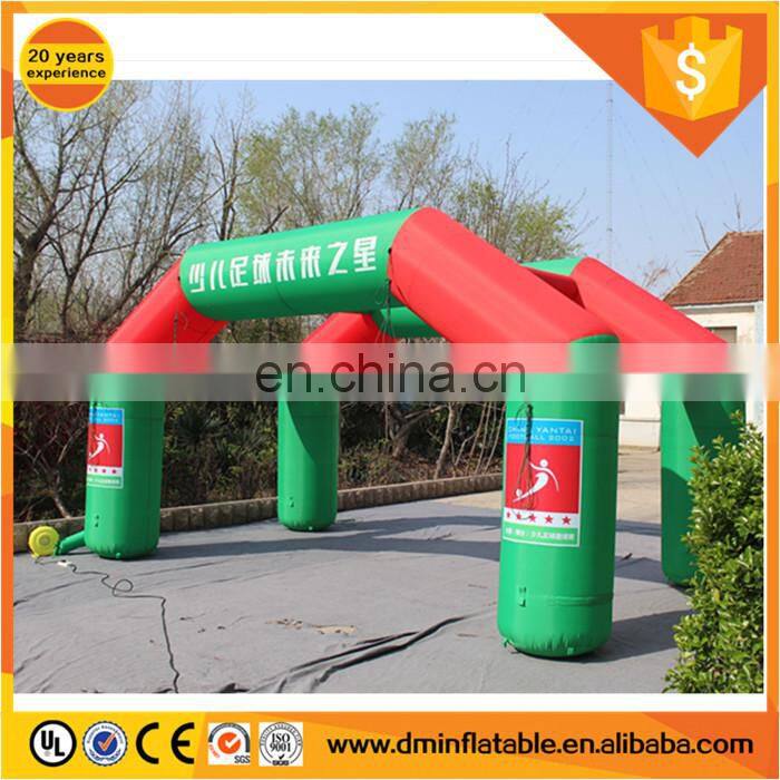 Giant inflatable double archway for sports school promotion