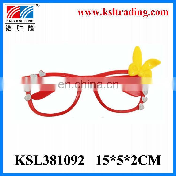 Promotional toy children plastic toy glasses(3pcs)