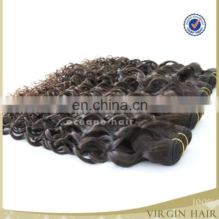 Unprocessed 6A 100% loose /deep curly Cheap brazilian virgin Hair