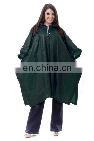 embossed pvc rain poncho