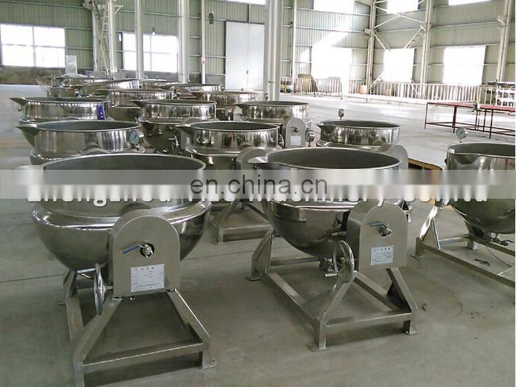 Stainless steel pot for cooking gas heating jacketed kettle cooking pot stands