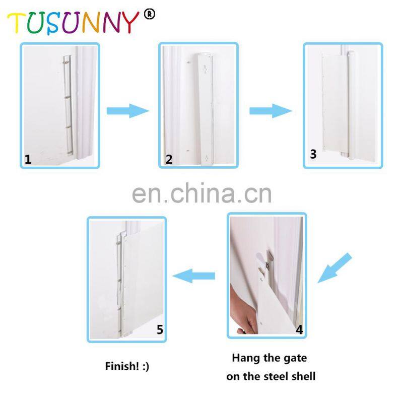 Safety 1st Easy Install Metal Baby Gate with Pressure Mount Fastening
