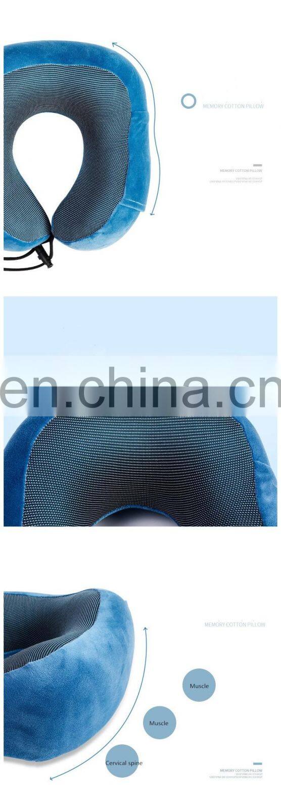 Cooling Set Eye Mask Neck support pillow Cushion 3 in1 U Shape soft Memory Foam Travel Neck Pillow
