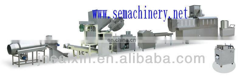 2018 hot sale Full automatic corn sanck making machine 3d 2d pellet snack food papad extruder
