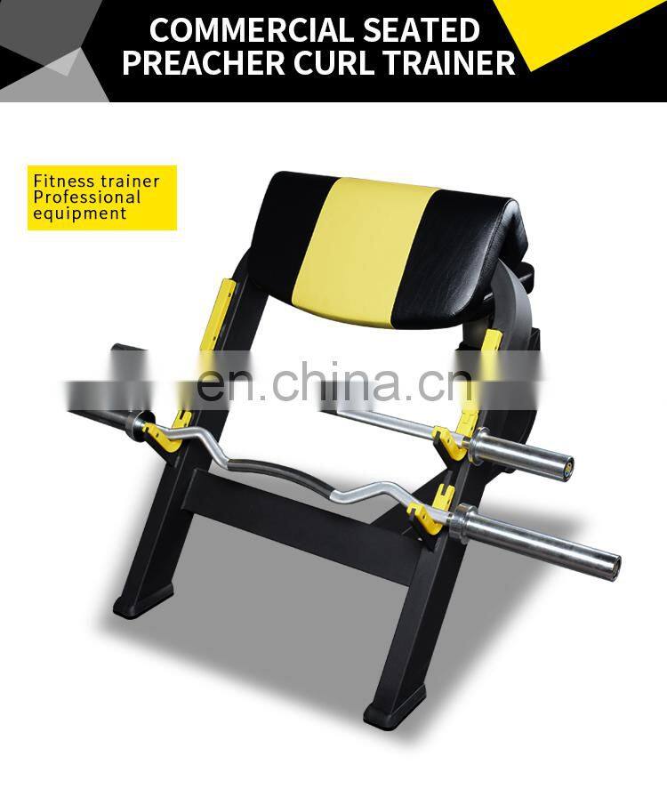 gym weight loss machine/Preacher fitness Curl trainer