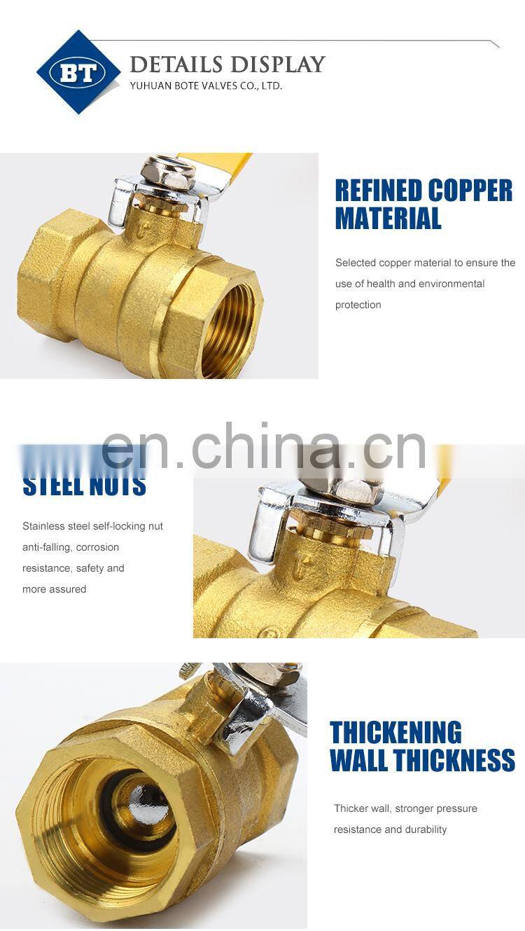 BT1058 super good market mini brass ball valve