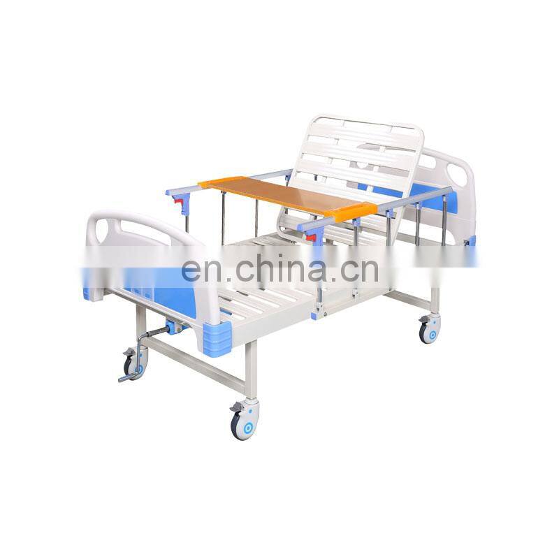 Medical single cranks manual hospital bed furniture