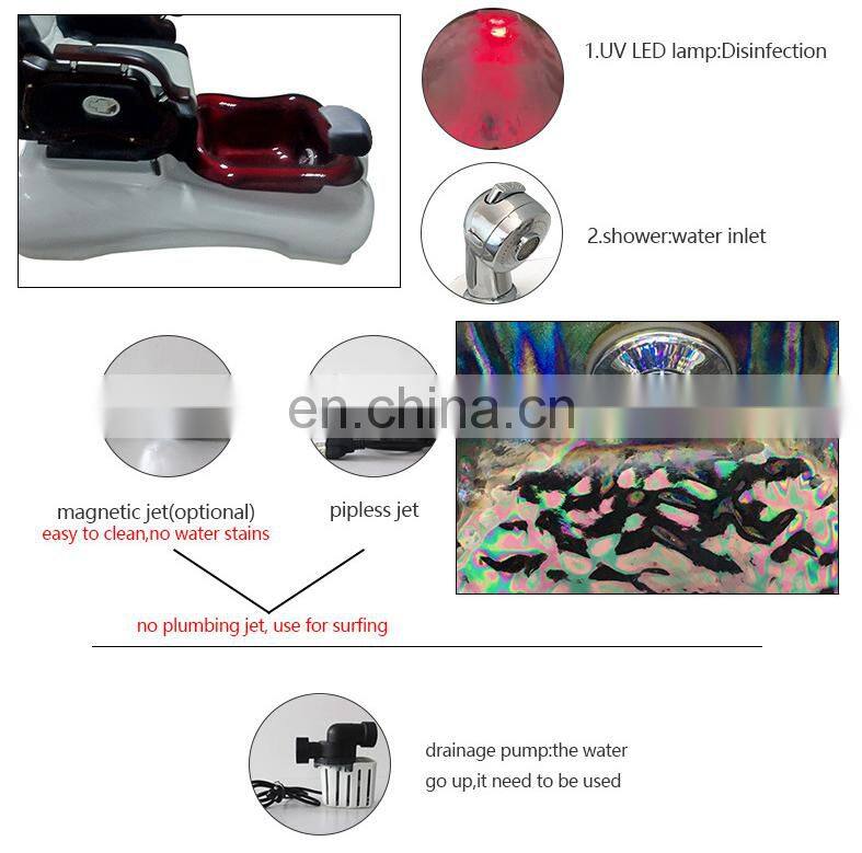 No plumbing pedicures chairs foot spa massage occasion hairdressing salon styling stations