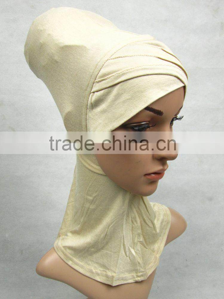 U103 NEW 2014 neck cover cotton ruffle ninja,muslim underscarf