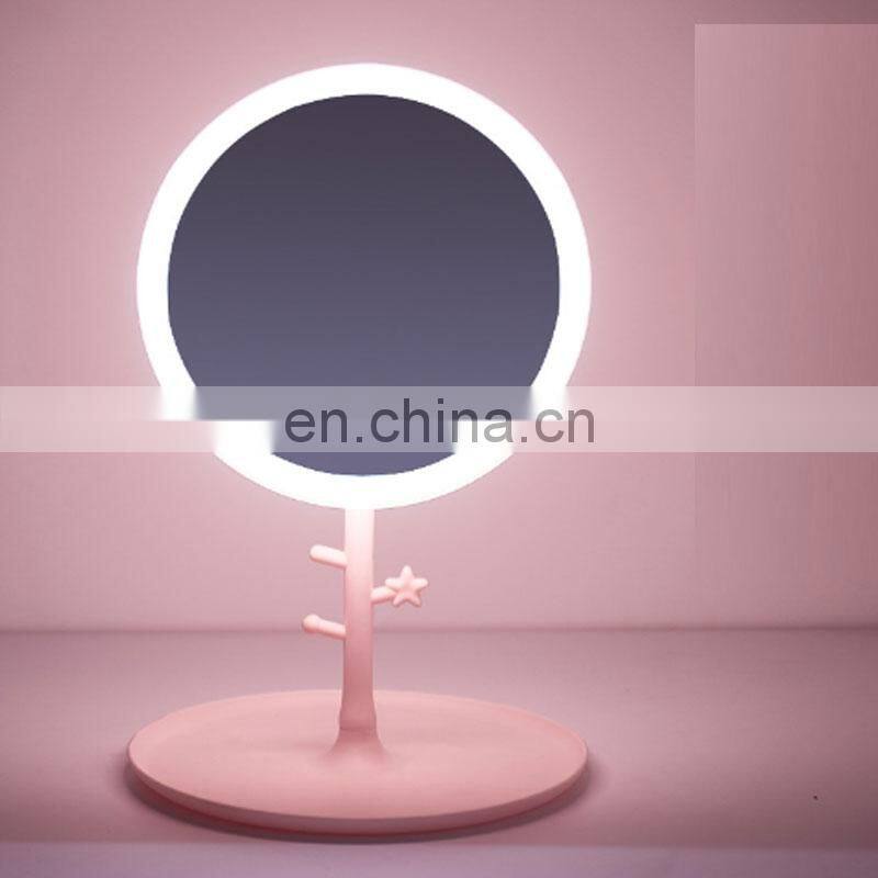 New Style Table Desktop Led Light Makeup Cosmetic Mirror