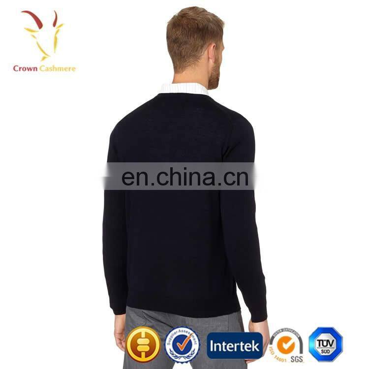 Knitting Mens Cashmere Sweater Crewneck Design