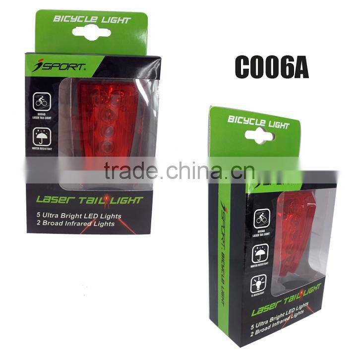 Ultra Bright 2 Laser Lane Markers Tail Bike Lights