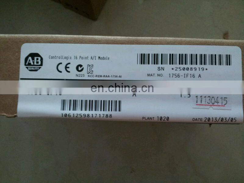 1756-IF16 Allen Bradley ControlLogix 16 Point A/I Module AB PLC